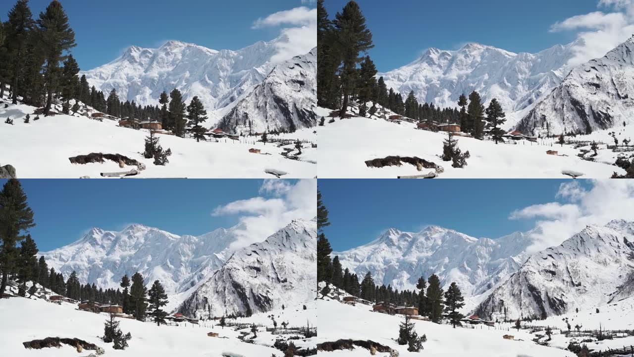 巴基斯坦南加帕尔巴特山的风景