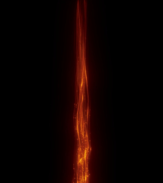火焰魔法粒子能量光柱带通道