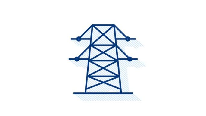 集生态、自然。太阳能发电。拯救星球。运动图形。