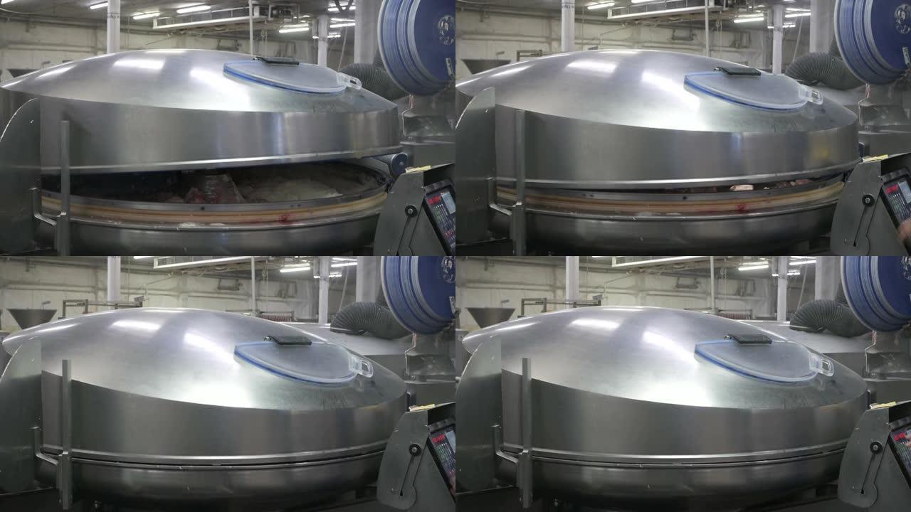 碗切肉机搅拌机切肉机装满肉的香肠制造机
