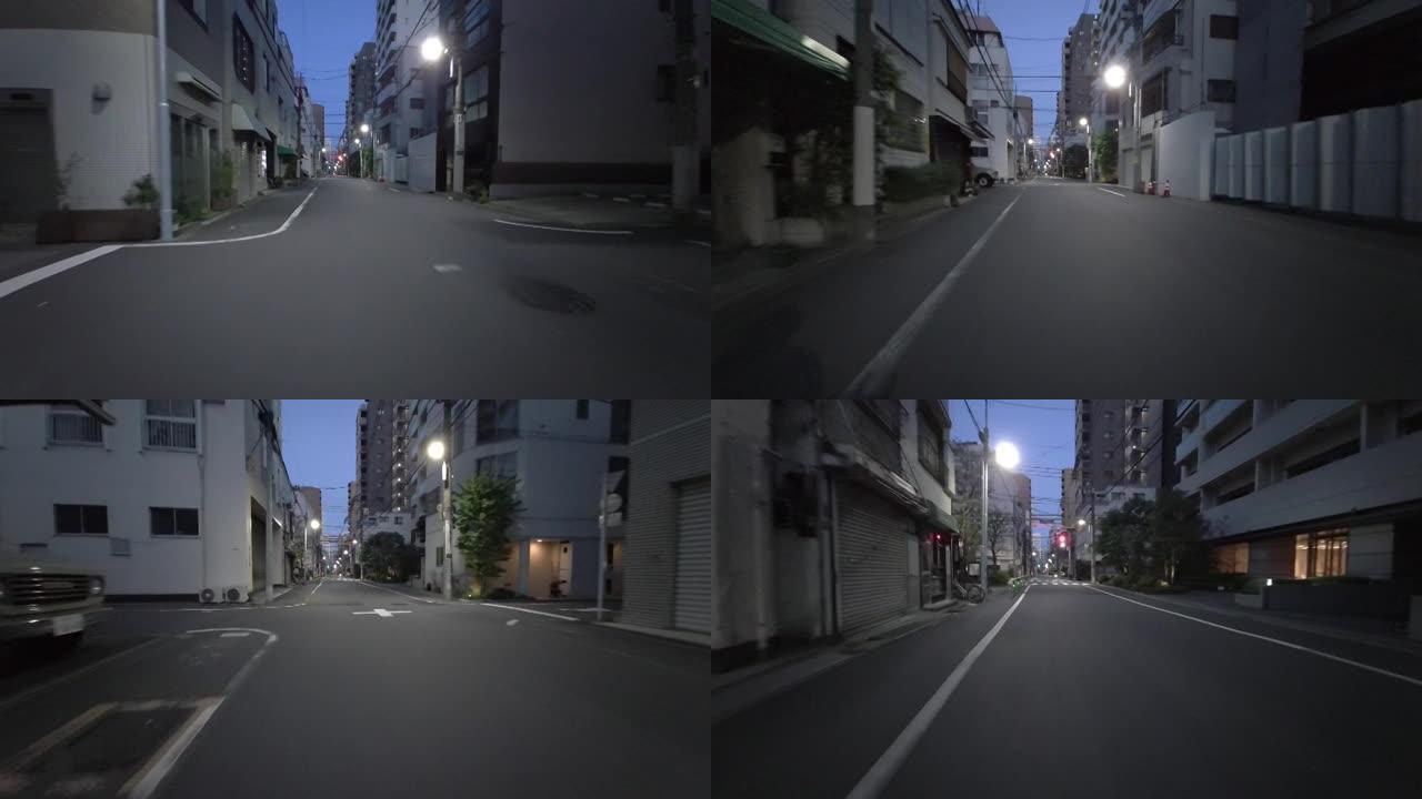东京清晨骑自行车2021春天