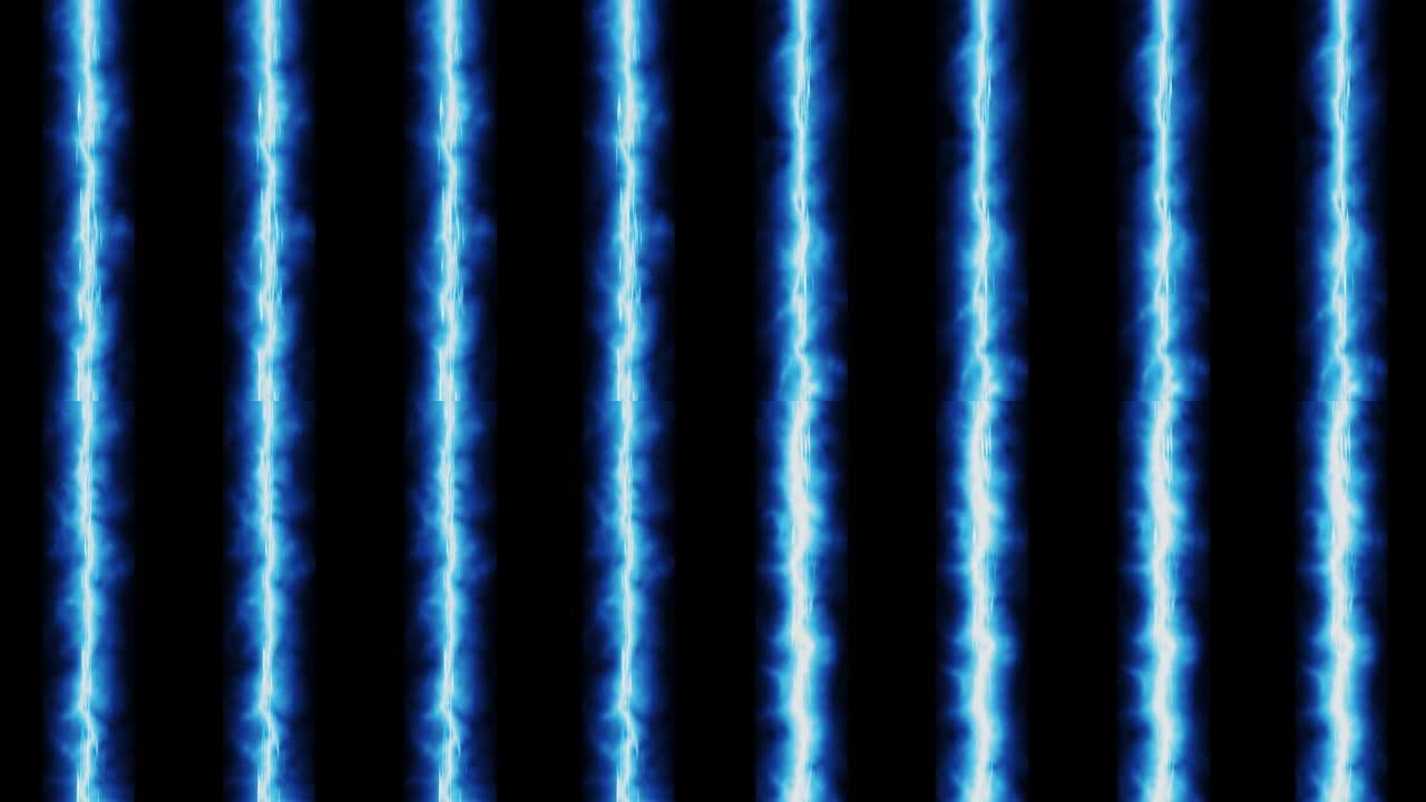 蓝色发光棒电动动画运动图形