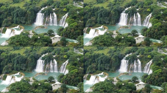 中国的德天瀑布自然美景山水风景大气风景