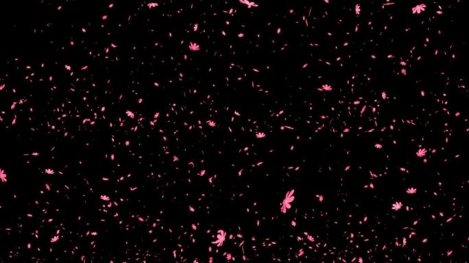 粉红宇宙新兴粒子运动图形