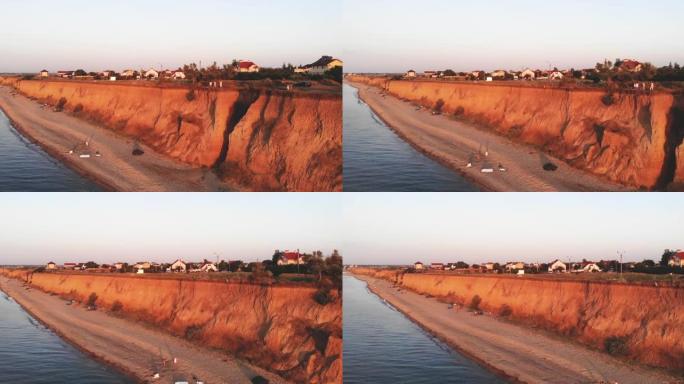 日出时美丽的风景。