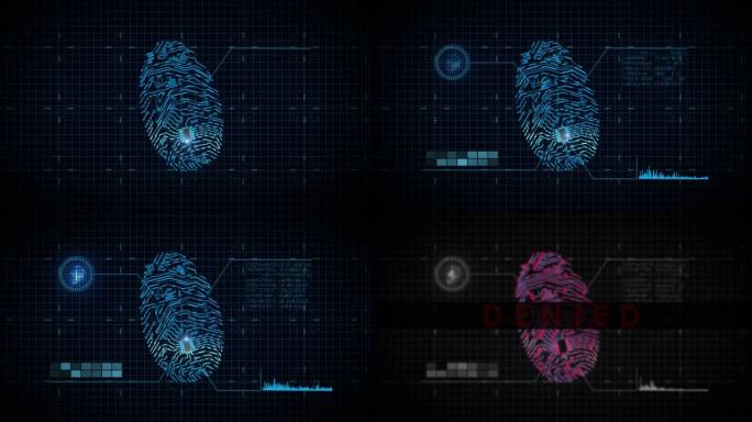 通过指纹扫描仪进行访问的最新技术。指纹扫描以实现安全访问。