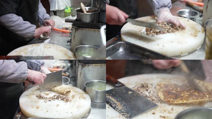 东北小吃熏肉大饼制作方法