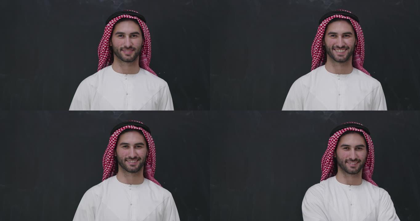 阿拉伯传统伊斯兰时尚肖像