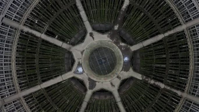 发电厂IM漏斗反应堆，沙勒罗瓦，布鲁塞尔的鸟瞰图。