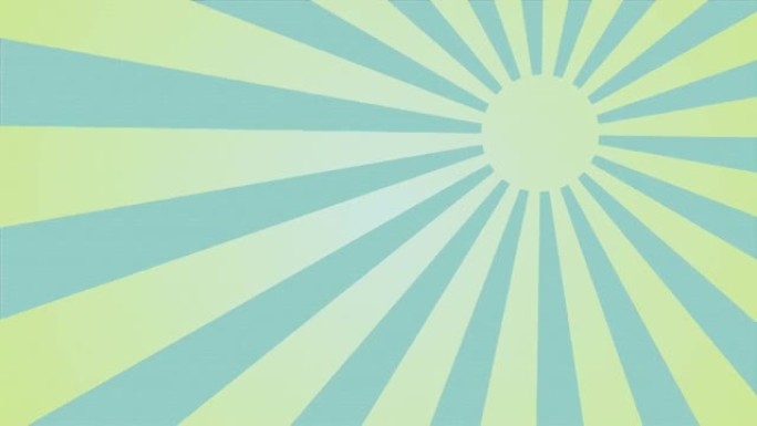 运动太阳爆发圈和背景图案动画。