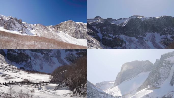 长白山冬季雪景