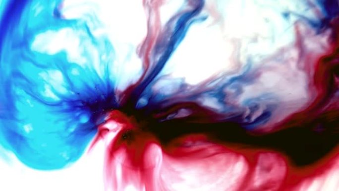 流体艺术滴膨胀彩色宇宙混沌漩涡抽象美丽纹理流动背景