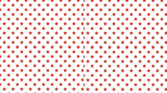 红星最小运动艺术无缝图案4k运动设计动画抽象背景可循环序列