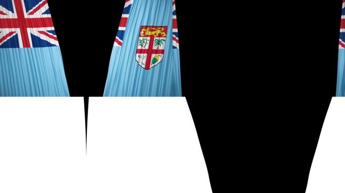 斐济旗窗帘布