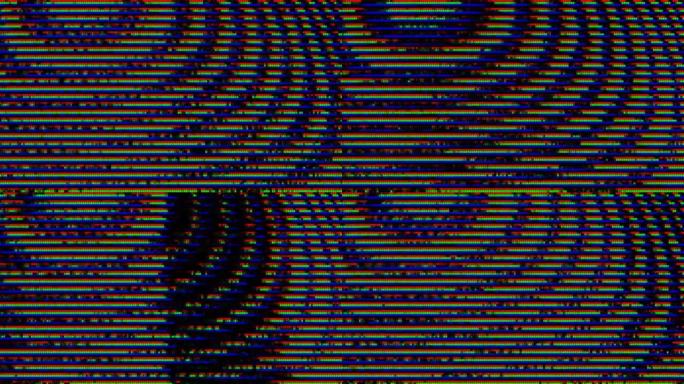 故障电视静态噪声失真信号问题