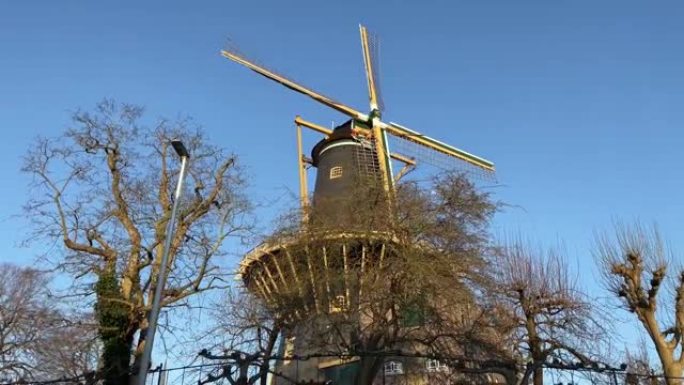 windmill de Windhond是沃尔登市的历史特色