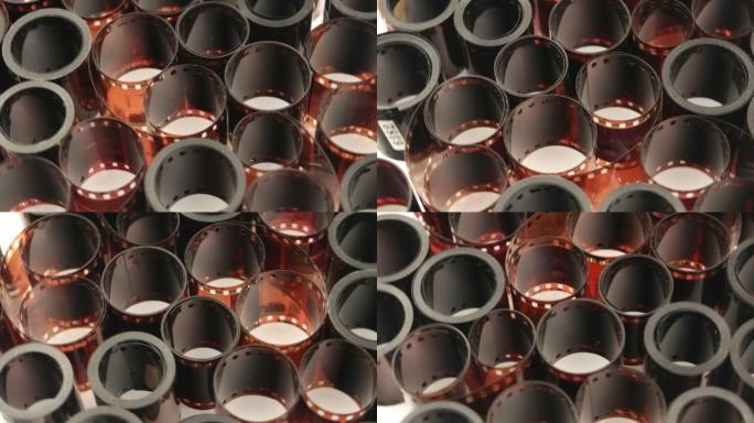 旧彩色底片，背景