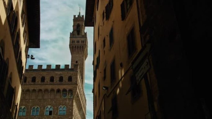 意大利佛罗伦萨的旧宫钟楼