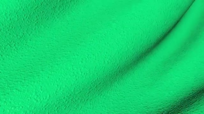 飘动的纹理凹凸不平的绿色表面。