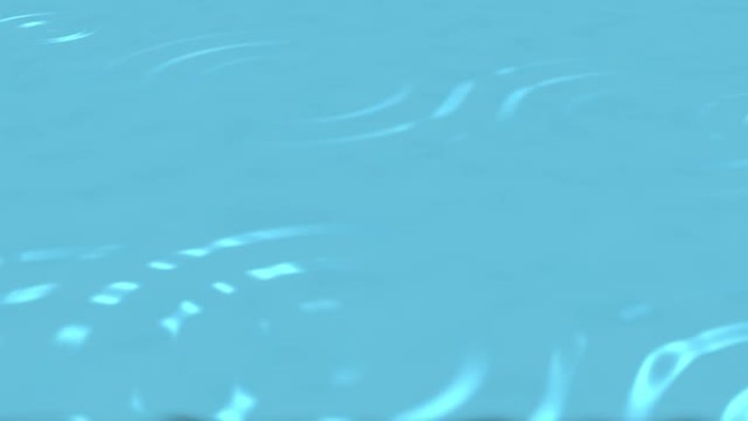 浅蓝色背景上的雨波纹动画