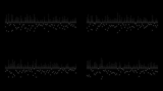声波音频信号粒子跳动音频动态