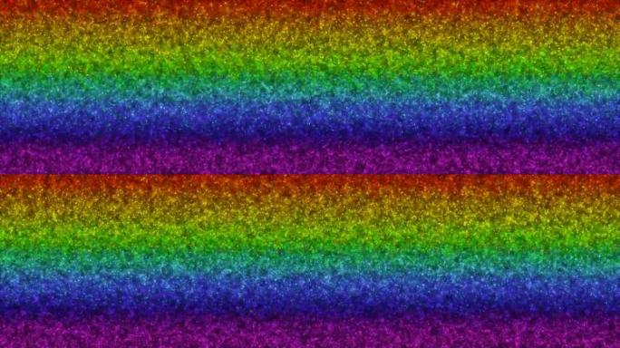 彩虹粒子流体3d最小运动设计能够循环无缝循环4k