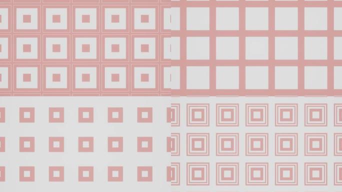 抽象的几何形状背景。无缝循环