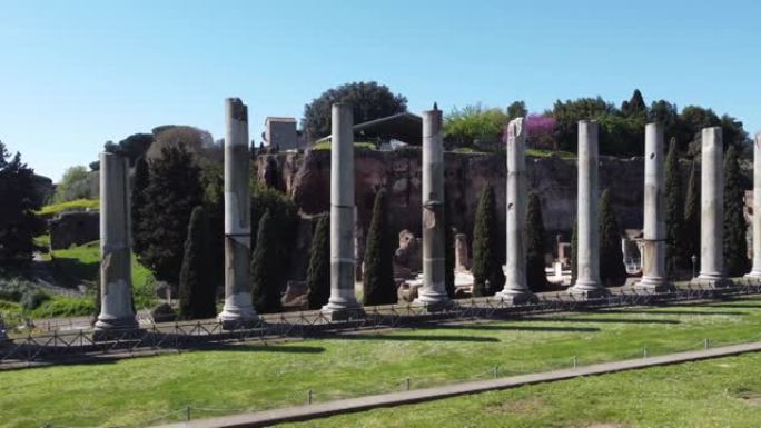 古罗马，圣殿的柱子。