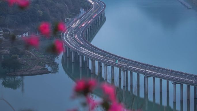 温丽高速河湾大桥车轨