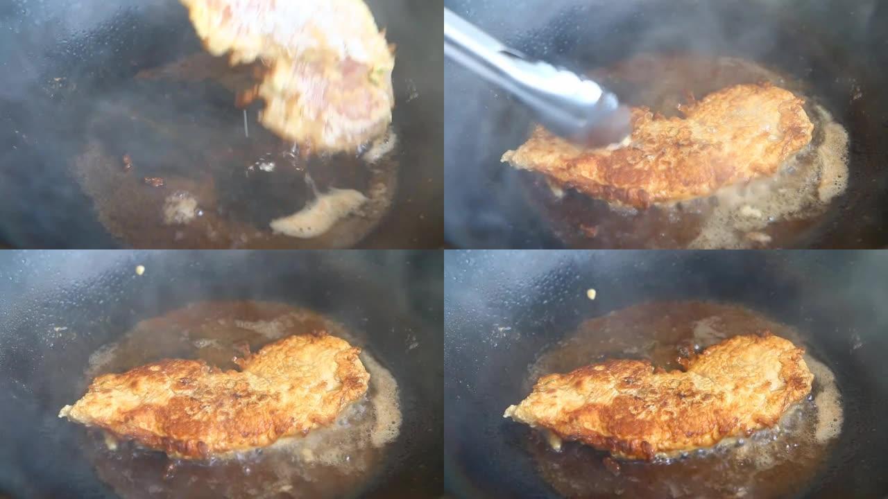 平底锅煎鸡胸肉