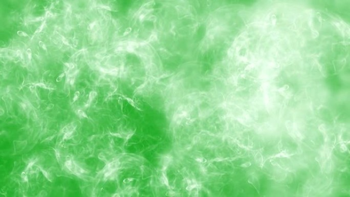 雾和迷幻烟雾绿色屏幕运动图形