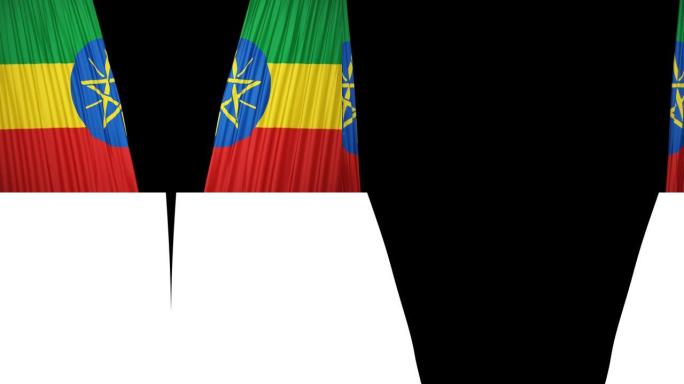 埃塞俄比亚旗帘布