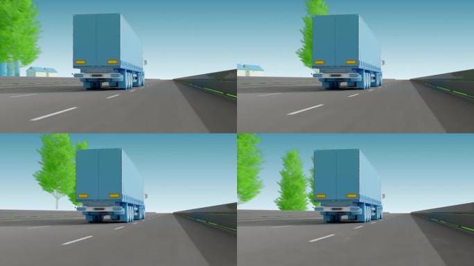 运输-4k分辨率动画示意图模拟