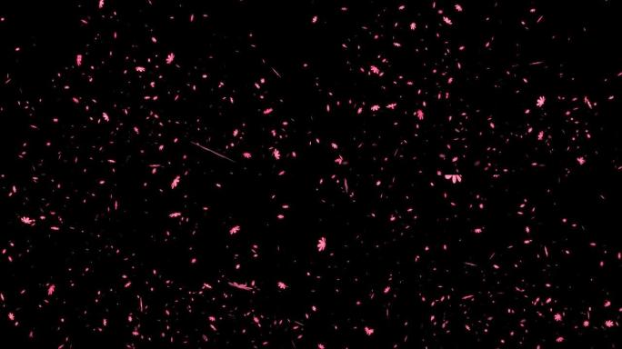 粉红宇宙新兴粒子运动图形