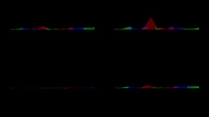 音频频谱音频可视化器运动图形背景