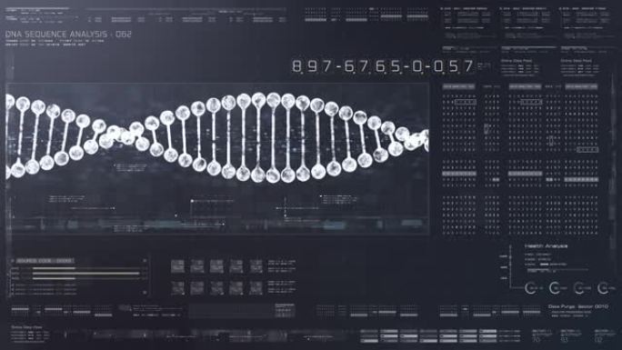 未来的DNA链分析抬头显示器