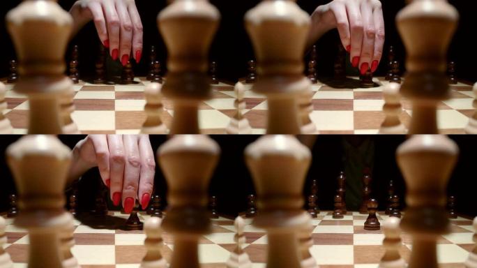 棋牌带棋子移动的视频