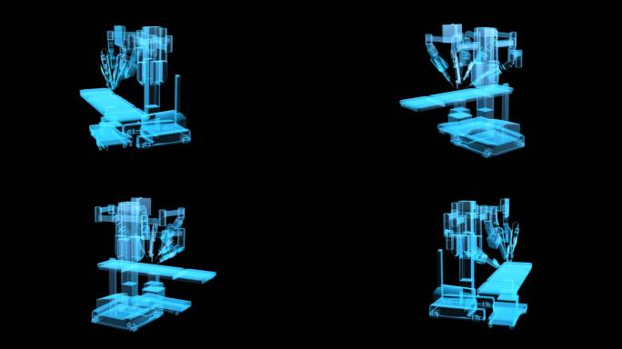 全息科技手术机器人素材带通道