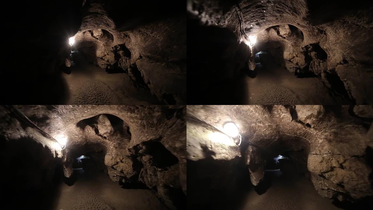 洞穴学，洞穴，地牢，黑暗的隧道，地下挖掘