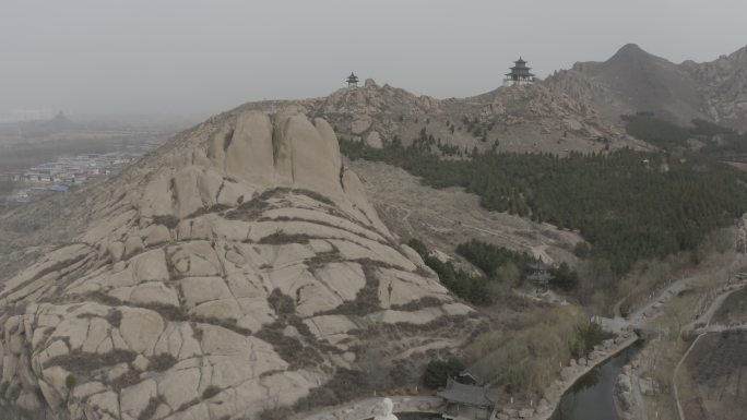 山西天涯山景区航拍