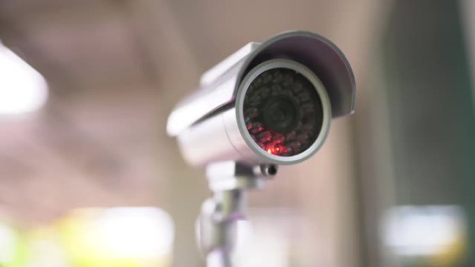 灯光安全摄像机监控。保护，警察，家庭，安全，技术，隐私，私人。