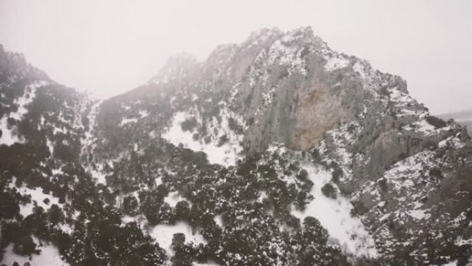 冬天的迷雾山