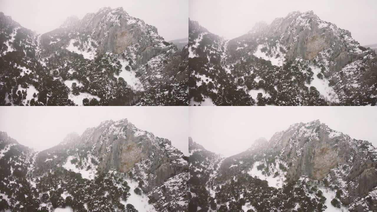 冬天的迷雾山