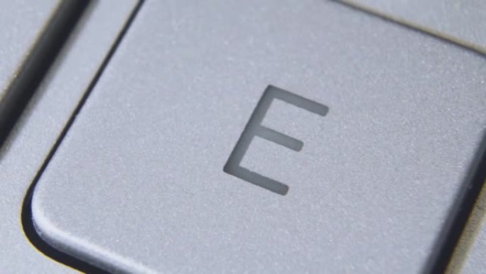 笔记本电脑键盘的极端特写。宏计算机按键按钮的B卷。电子商务的概念