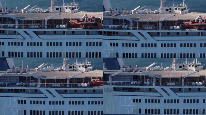 NEL Lines的传奇船 “Mytilene” 的航拍视频