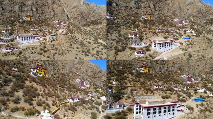 西藏---扎叶巴寺（航拍）