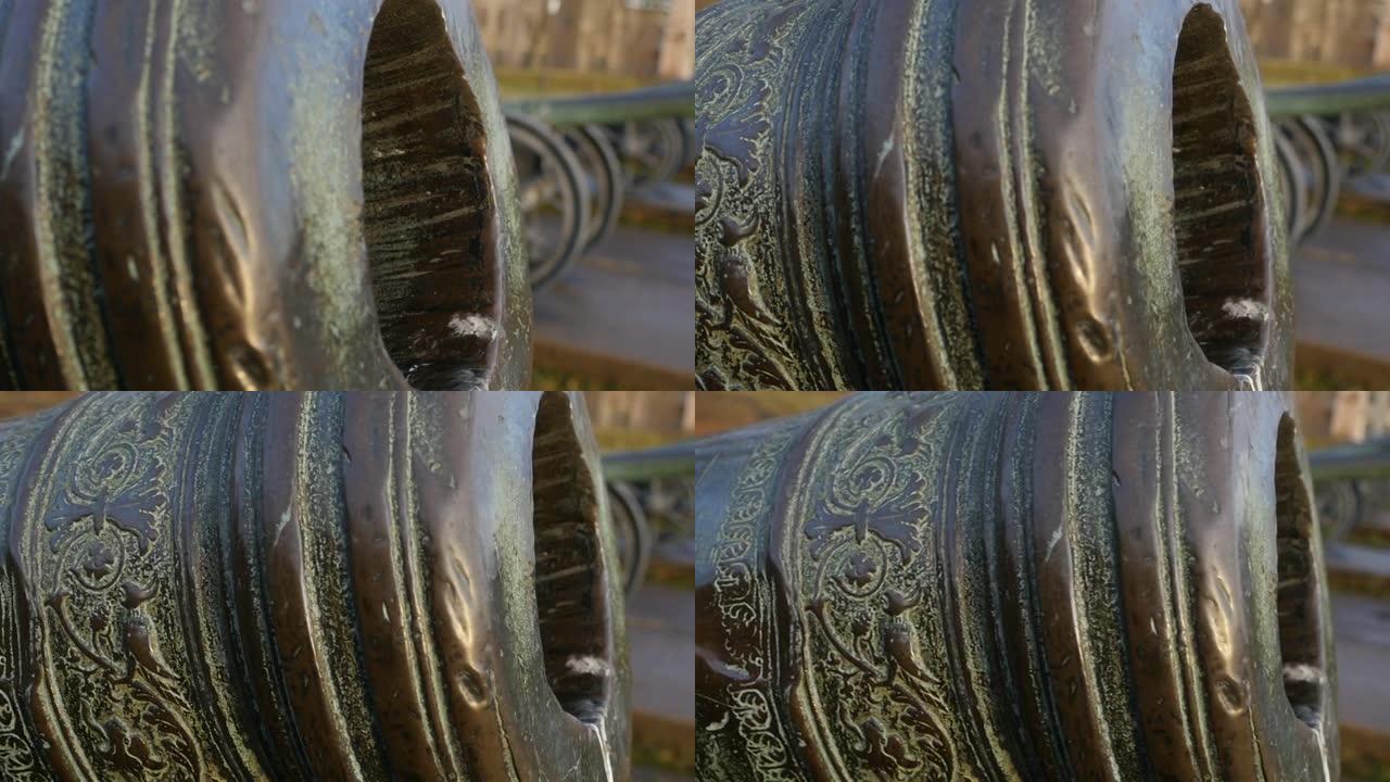 大口径青铜中世纪古董大炮