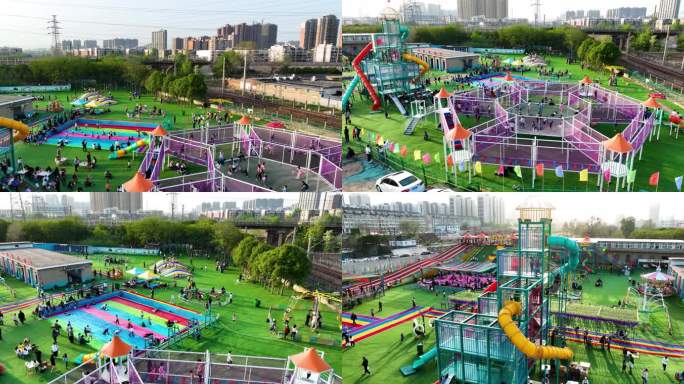 开心岛游乐园航拍3