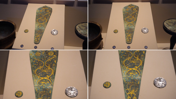 日月四神纹错金香铺当卢