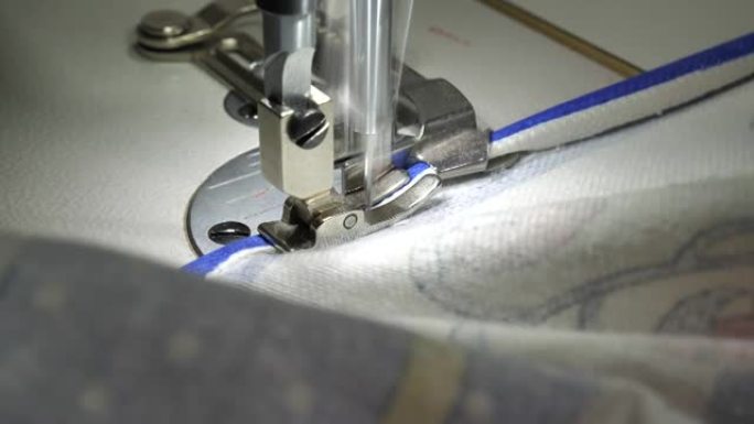 纺织工业中的缝纫机